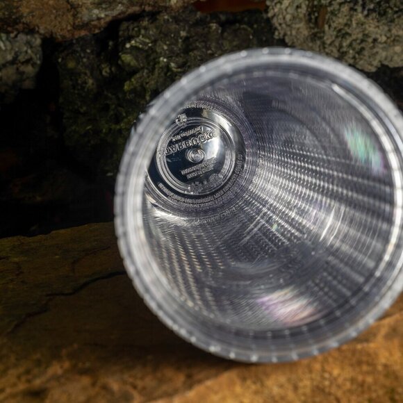 Starbucks 2023 Holiday Metallic Mirror Silver Grid Disco Venti 24oz New - Picture 6 of 8